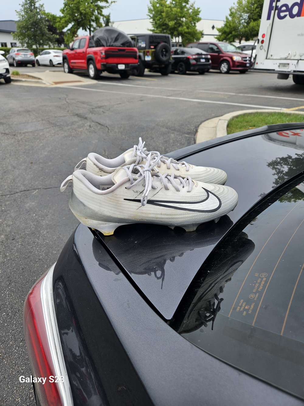 Nike Vapor Speed 3 Football Cleats White FB3303-100 Men's Size 12.5